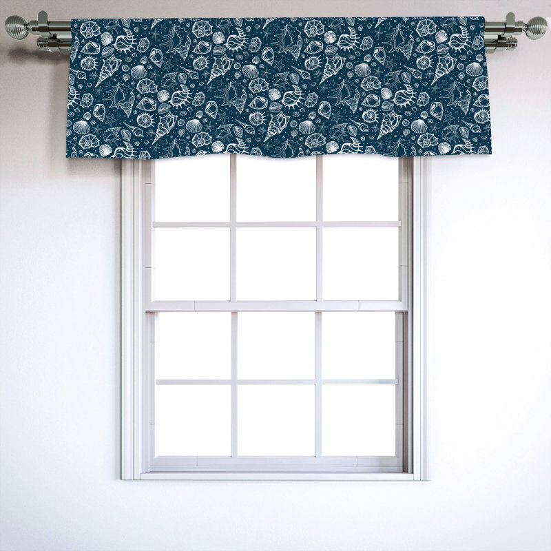 Sateen Ruffled Window Valance