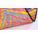 Miley Chevron Red/Orange/Green Area Rug