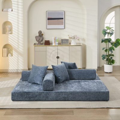 Canapé-lit pliable en chenille de qualité Boneless