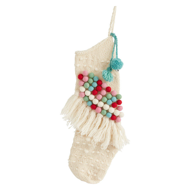 Jingle Hand Knitted Sock