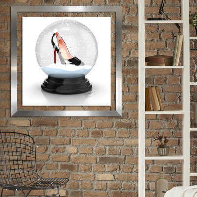 « secoue my chaussures », impression sur peinture