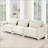 Three - Seater Sofa With Lumbar Pillow-1842149014