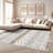 Boho Rugs Washable Rugs for Bedroom Vintage Floral Area Rug Living Room Area Rug Non Slip Non Shedding Stain Resistant Low Pile Folding Floor Cover for Dining Room Nursery Entry-1287613453