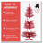4FT Red Christmas Tree-222480250