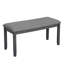 Ensemble de salle à manger de cuisine 6 pièces, table de salle à manger rectangulaire en bois avec 4 chaises rembourrées et un banc, ensemble de table de salle à manger