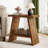 Soild Wood End Table-1494644847