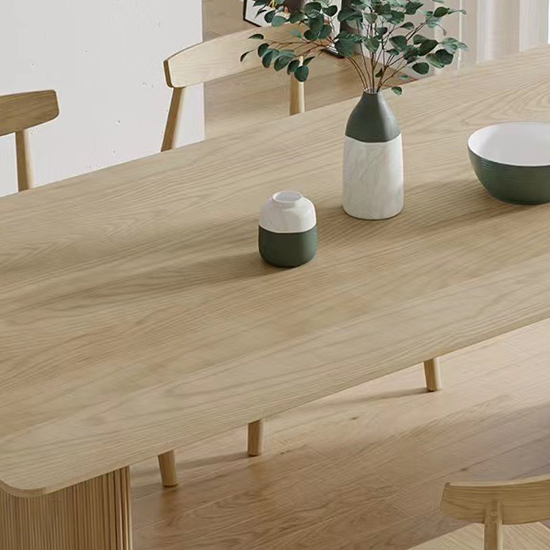 Nordic simple modern dining table, 29.53"H x 62.99"L x 31.5"W