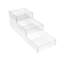 Contenant alimentaire en acrylique 3 niveaux Jamal