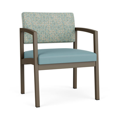 Chaise d'invité en acier Lenox