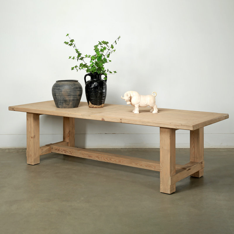 Amalfi Square Pine Wood Dining Table