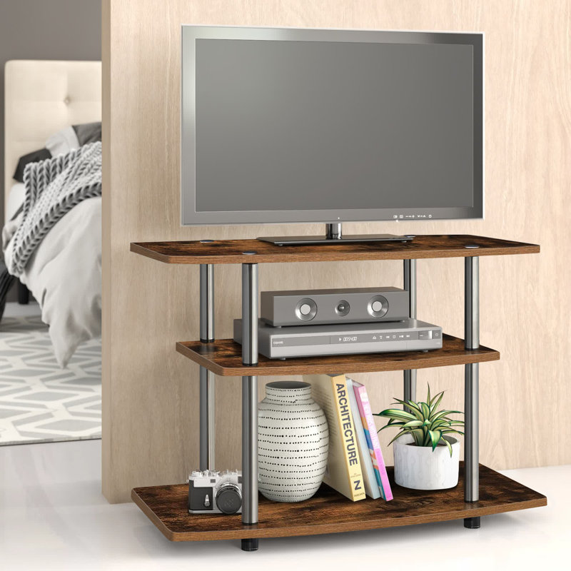 Meuble télé pour téléviseur de 32 po ou moins Edwin, Gris / noir