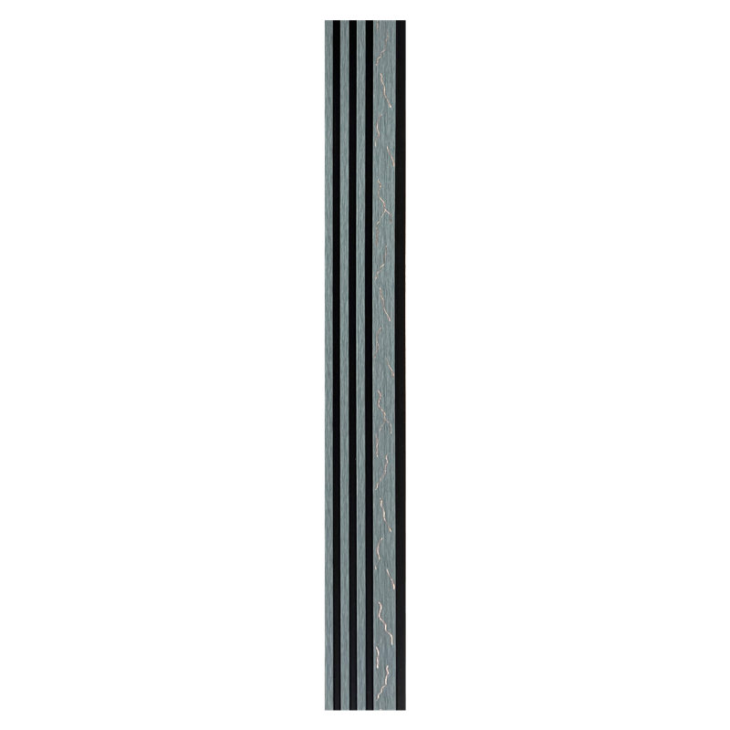 Panneau mural 4,72 po x 94,5 po (paquet de 10), Émeraude / Gris