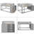 Grallon Kids Full Over Full Bunk Bed with Drawers-1132266692