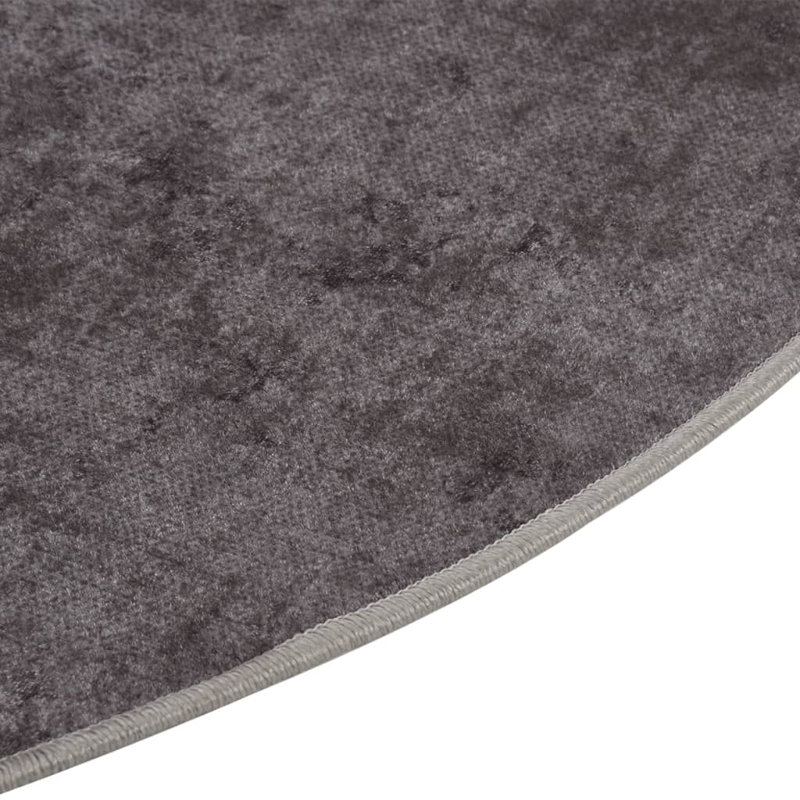 Round Fuiloro Solid Colour 120cm X 120cm Area Rug