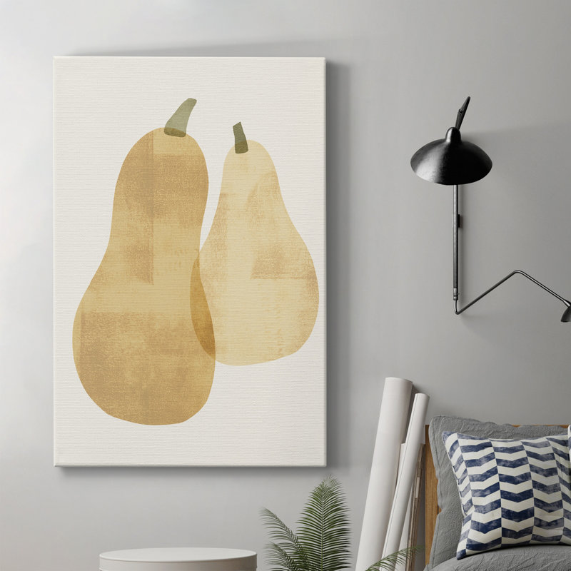 Organic Veg VI - peinture sur toile tendue, H 18 po x l 12 po x P 1 po