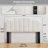 Vertical Channel Tufting Upholstered Adjustable Headboard-316146643-316146641