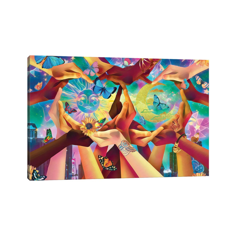 «Love Wins» - Giclée sur toile tendue avec châssis, H 32 po x l 48 po
