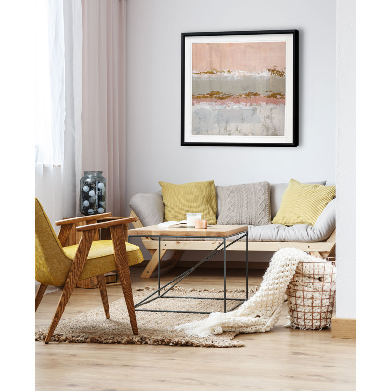 Sedona Sunset - impression, H 17,5 po x l 17,5 po x P 1,5 po, Cadre plastique noir