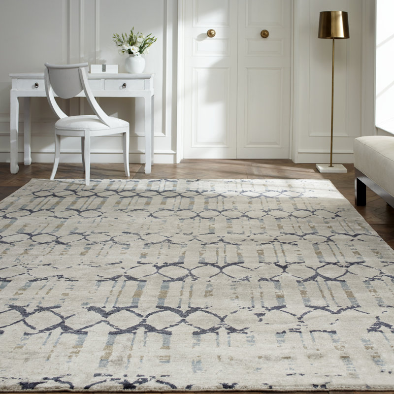 Lewistown Viscose Geometric Indoor Rug, Rectangle 8' x 10'