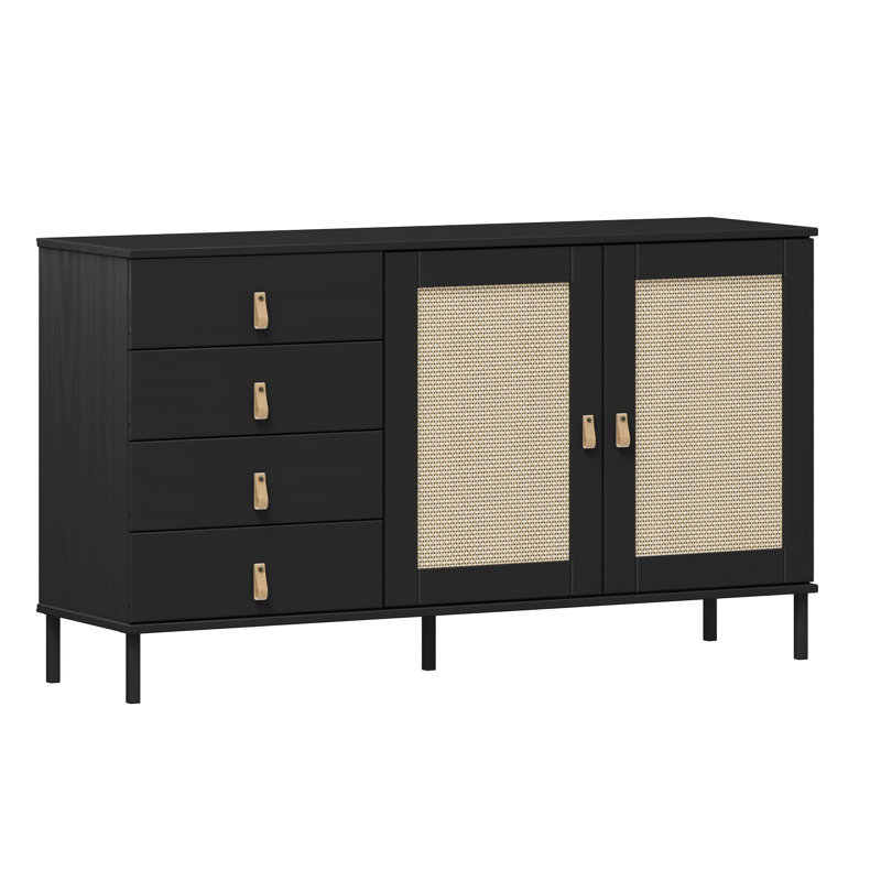 Stockham 140cm Sideboard, Black