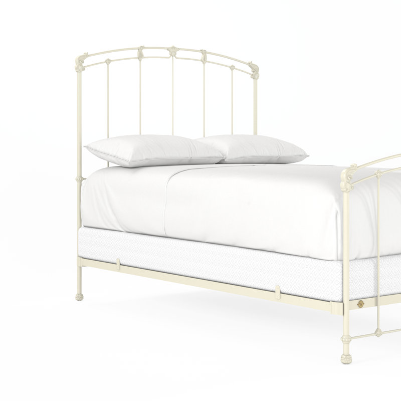 162 Cottage Bed | Complete Standard, Full, Gloss Off-White