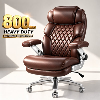 Big and Tall Executive Office Chair with Adjustable Lumbar Support and 800 lb. Weight Capacity