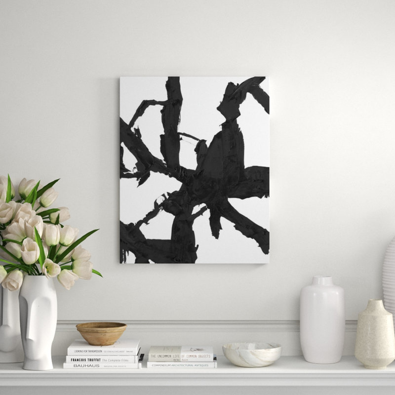 Obsidian II Painting by Emma McCartney, 30" H x 24" W x 1.5" D, Glass Coat