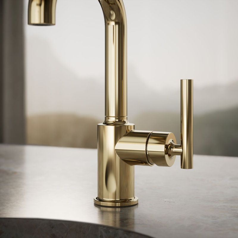 Purist® Bar Faucet with Accessories, French Gold