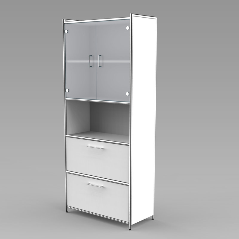 34Cm H x 75Cm W x 33Cm D Drawer, White