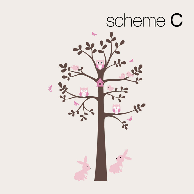 Non-Wall Damaging Accent, Pink/ Light Pink