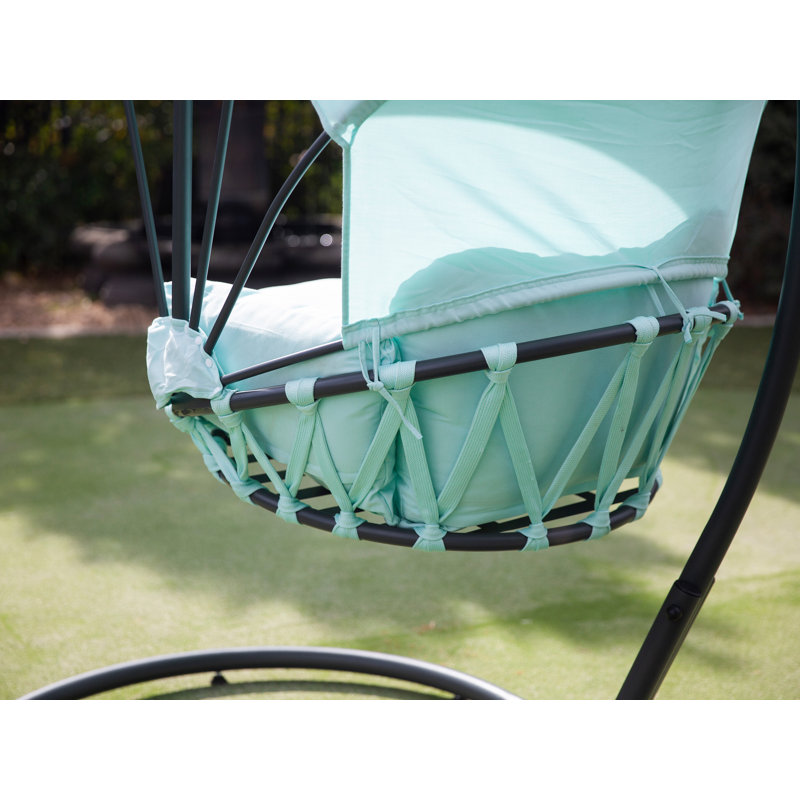 Chaise suspendue pour l'extérieur Messer, Turquoise