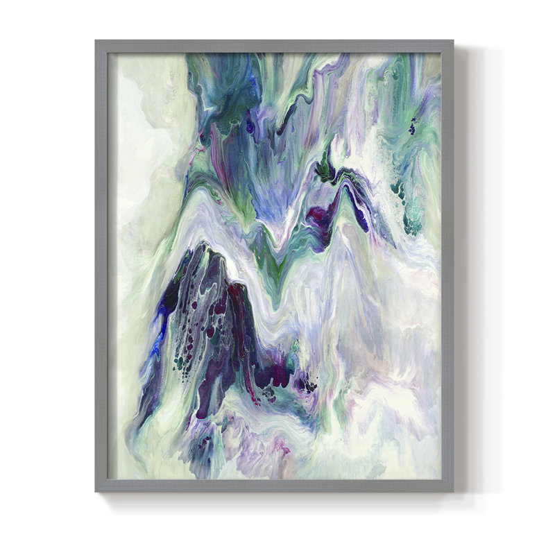 Wild River, reproduction encadrée - bois massif, Gris, H 11 po x l 9 po