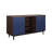 Duane 59" Fluted Sideboard In Navy Blue-1029219529