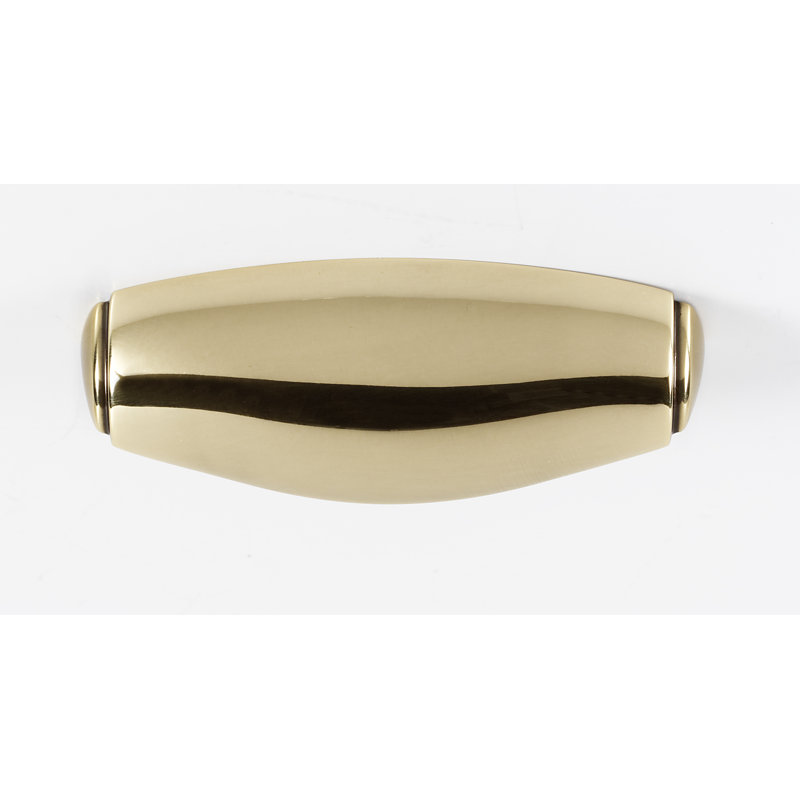 Royale 3" Center to Center Cup/Bin Pull, Polished Antique, 3''