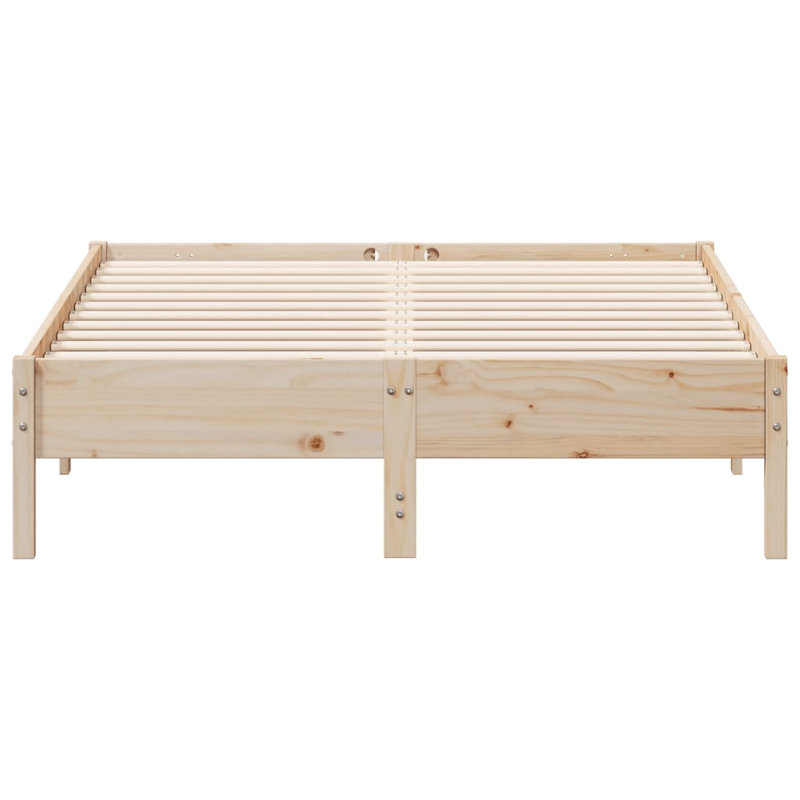 Brilliana Solid Wood Bed, Double (4'6)