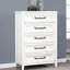Commode de chambre à 5 tiroirs