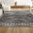 Amir Moroccan Beni Souk Gray/Cream Rug-717586115