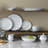 Noritake Satin Flourish 12-Piece Dinnerware Set, Service for 4