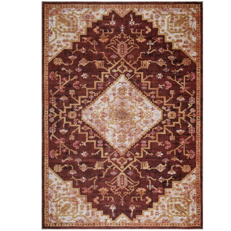 Tapis rectangulaire rectangulaire avec envers antidérapant, Rectangle 3 pi x 5 pi