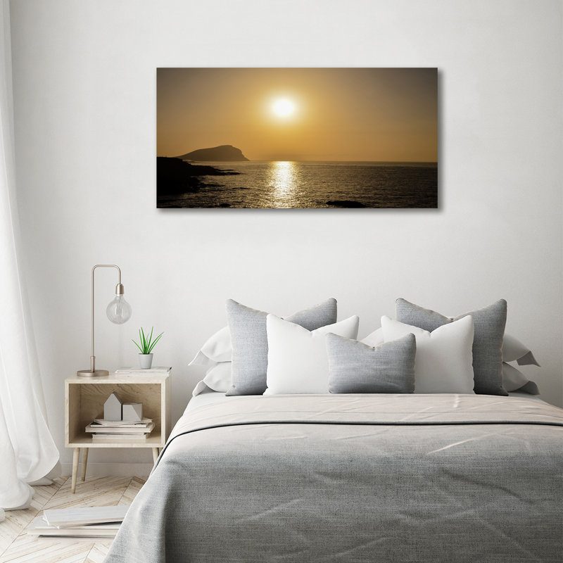 Sunset Sea - Wrapped Canvas Print