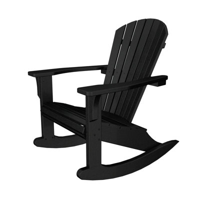 Chaise berçante en coquillage POLYWOOD