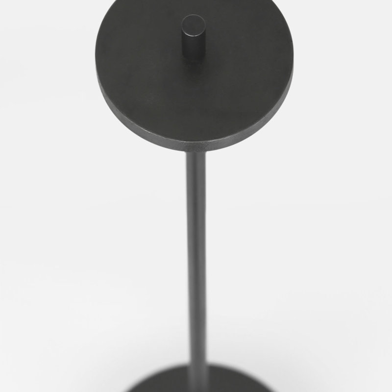 Kelly Wearstler Sene Rechargeable Table Lamp, 12.25" H x 3.25" W x 3.25" D, Black, 1.5 W