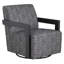 Fauteuil d'appoint pivotant rembourré