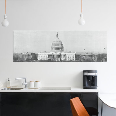 " US Capitol Washington DC 1916 " Black and White Photography