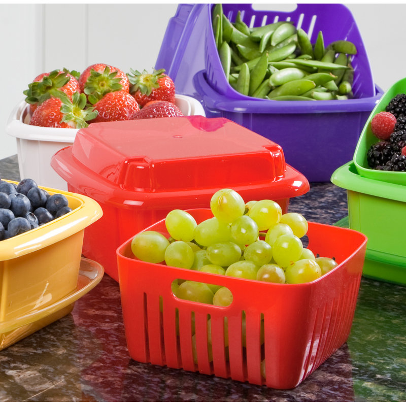 Ensemble de 2 contenants alimentaires Scheid, Rouge