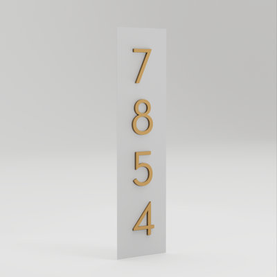 Large Simply Sweet Wall Address Plaque