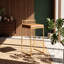 Tabouret de comptoir empilable en similicuir doré l 17,5 po x P 16 po x H 31 po Fuji (ensemble de 3)