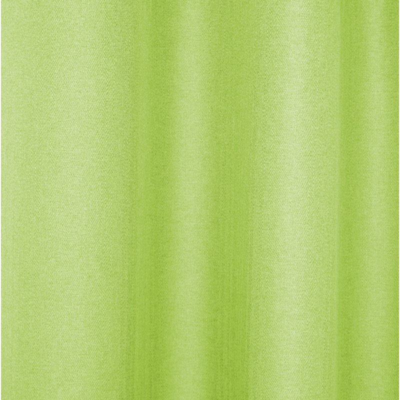 Kyrstan Pencil Pleat Room Darkening Thermal Single Curtain, 132cm Width x 175cm Drop, Green