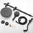 Matte Black Dual Shower Head Spa - 5-Setting Handheld Wall Mounted 1.8 Gpm Adjustable Spray Pattern Resists Corrosion Slide Bar Hose Length 59 In System With & Scratches