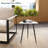 Small Black Side Table, Triangle Side Table, Modern Narrow Bedside Table-980132635
